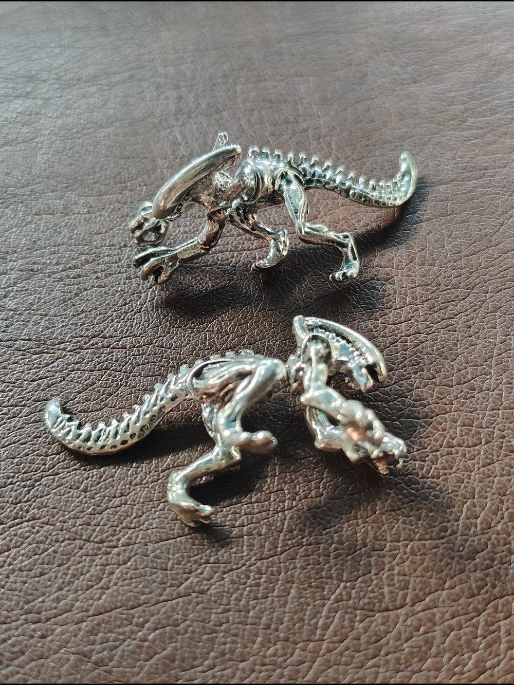 ALIEN MOVIE INSPIRED Silver Stud Earings.